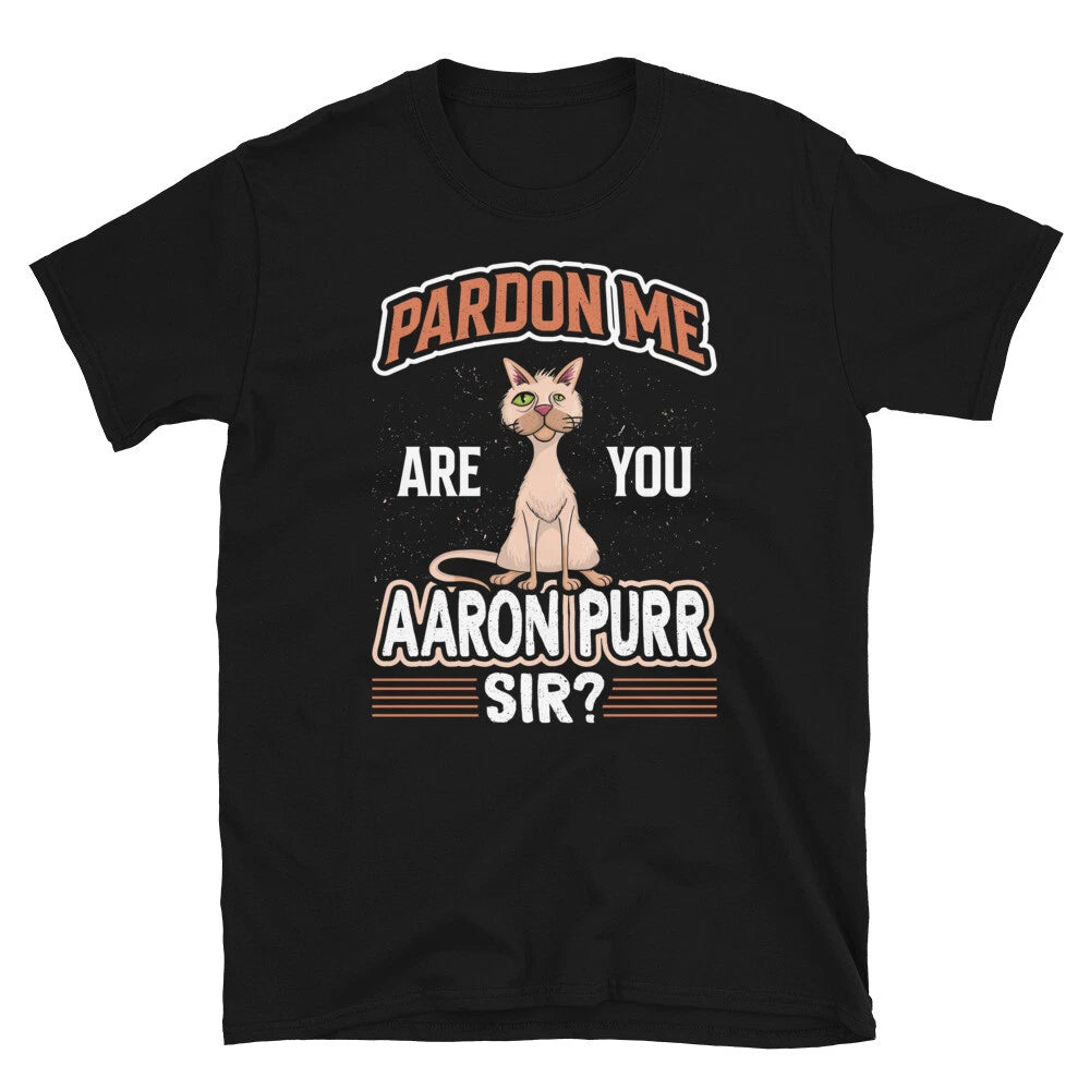 Pardon Me Cute Cat Funny Animal Kitty Cats T-Shirt