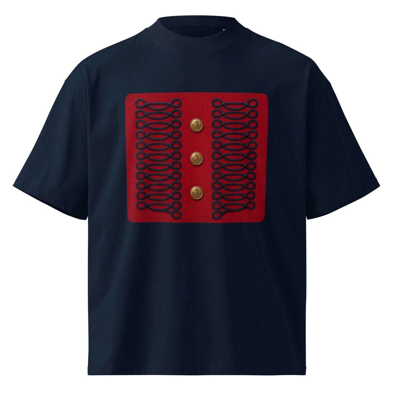 Unisex organic oversized Imperial Hussar Oversized Graphic T-Shirt