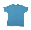 Deadstock Vintage 90s Mens 2XL XXL Blank Short Sleeve T-Shirt Blue Cotton USA