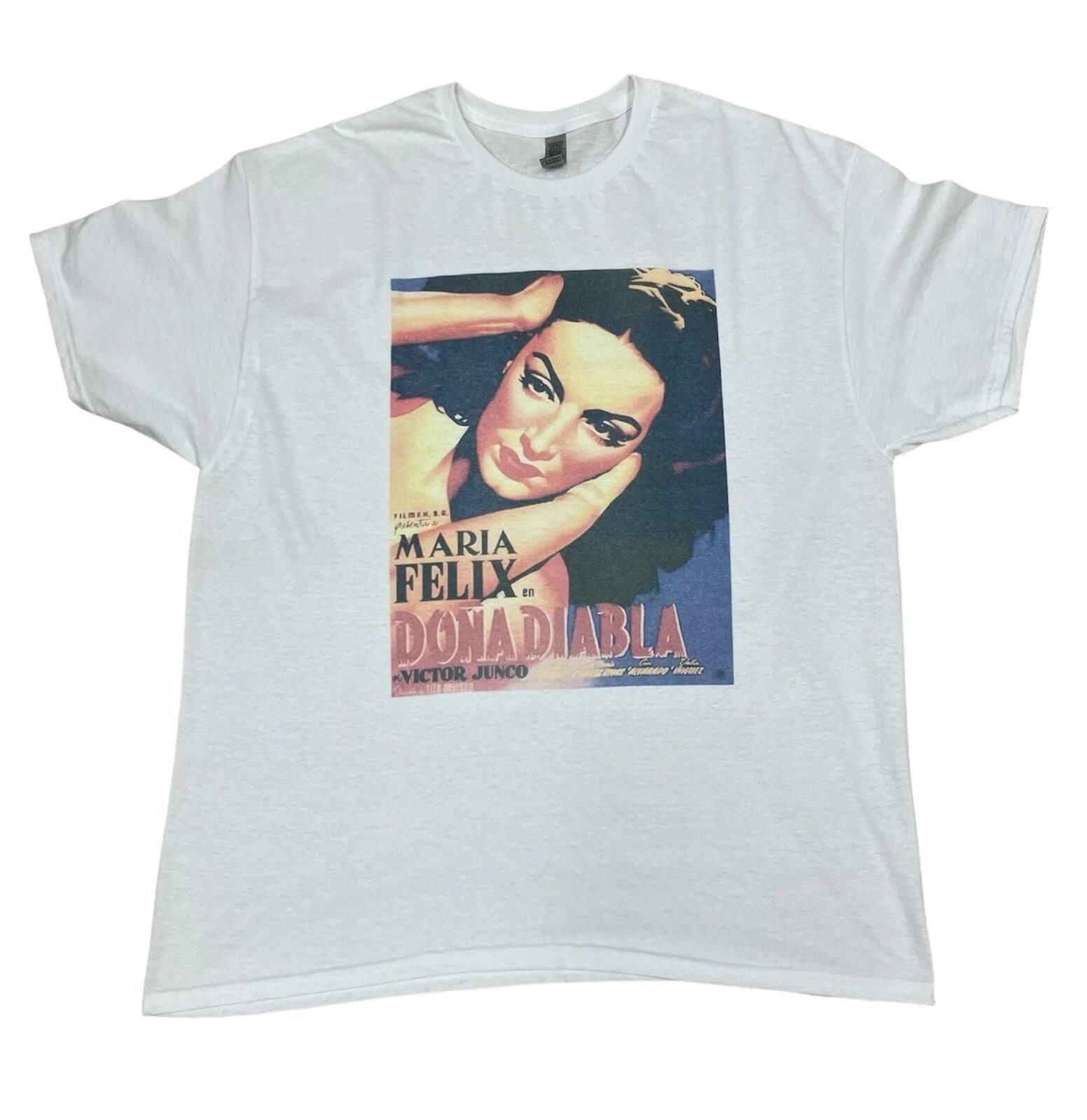María Félix (La Doña) Retro Vintage Graphic Design T-shirt Soft Style Gift Idea