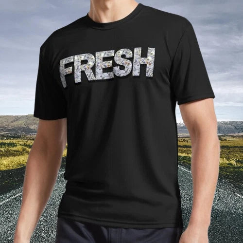 New Shirt Fresh Urban Hip Hop Style Money Cash Active T-Shirt Funny Size S - 5XL