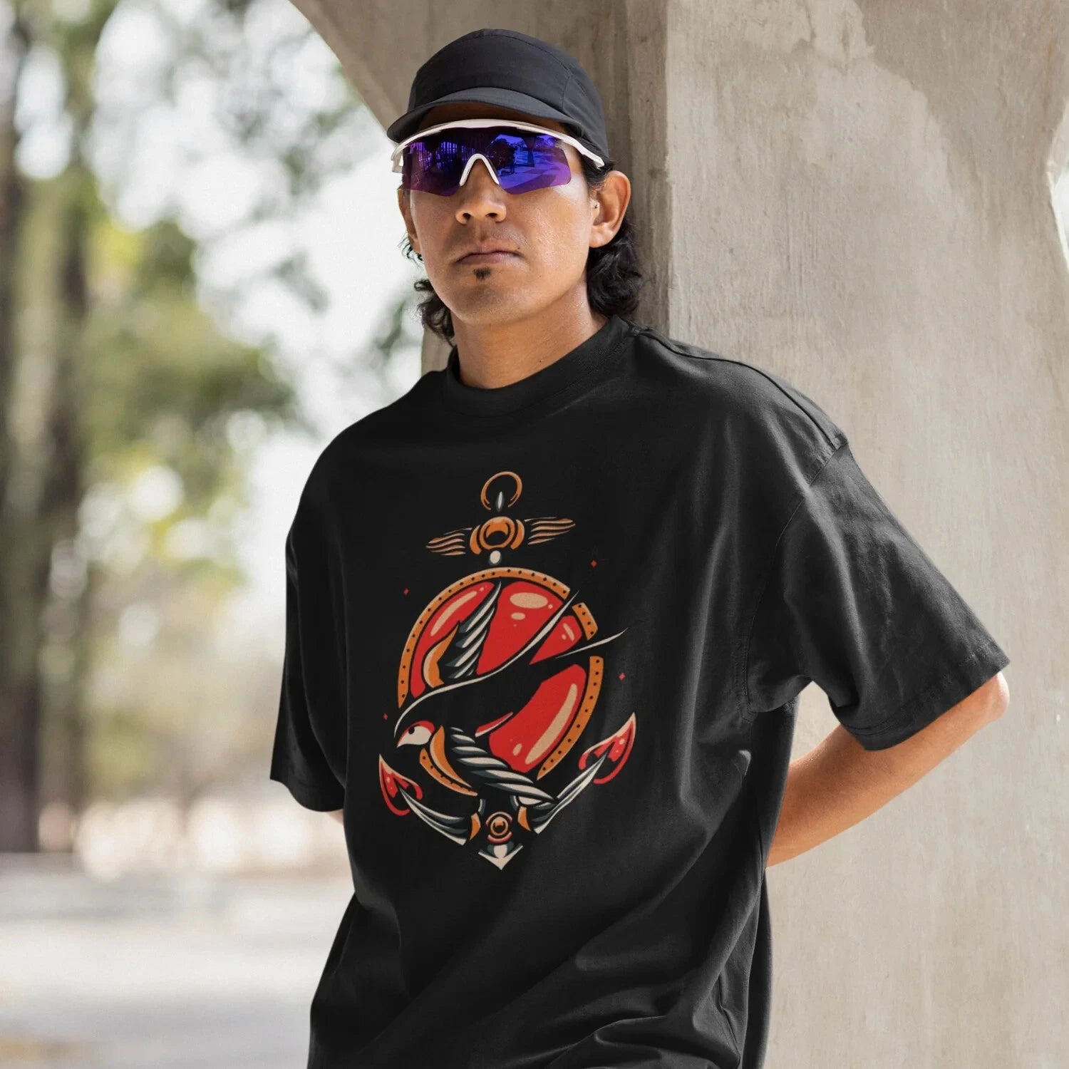 Chill & Trendy: Men’s Loose Fit Oversized Streetwear T-Shirt for Everyday Urban