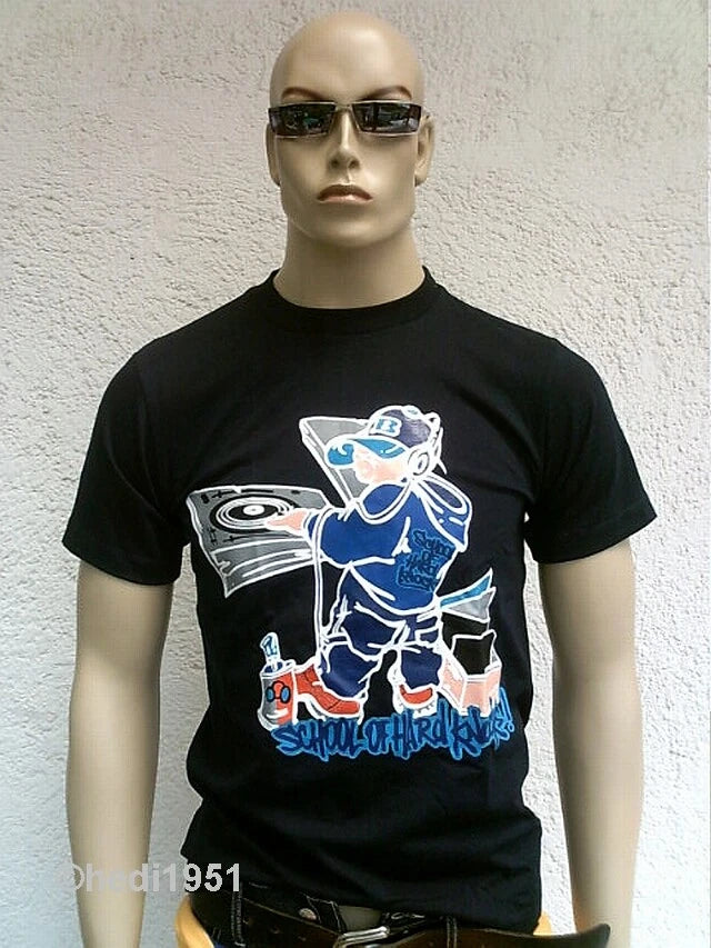 Rap Hip Hop Dj Clubwear T-Shirt S-M Streetwear Skater