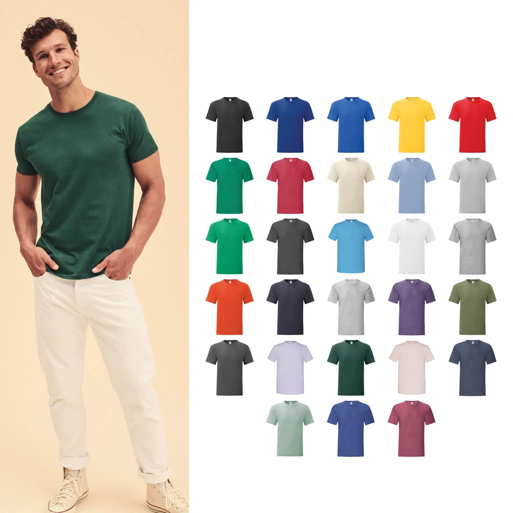 Fruit of the Loom Iconic 150 T 61-430-0 - Mens T-Shirt, Oeko-Tex