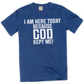 Men's god kept me tee shirt religious Christian Jesus Christ Church tee shirt