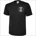 Personalised Custom T-Shirt Classic Uneek UC301 Work wear Casual Tee T Shirt TOP