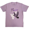 Prince Unisex T-Shirt Doves Distressed Purple (S)
