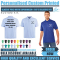 Personalised Custom Printed Kustom Kit Klassic Polo Your Text Super Wash Casual