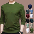 Men's Casual Slim Fit Undershirt Blouse Muscle Activewear Long Sleeve Top