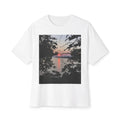 Scenic Sunset Oversized Tee - Relaxed Fit Boxy T-Shirt, Nature Lover Gift, NH