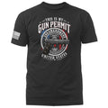 This Is My Gun Permit 2nd Amendment USA Patriotic Gun Rights T-shirt