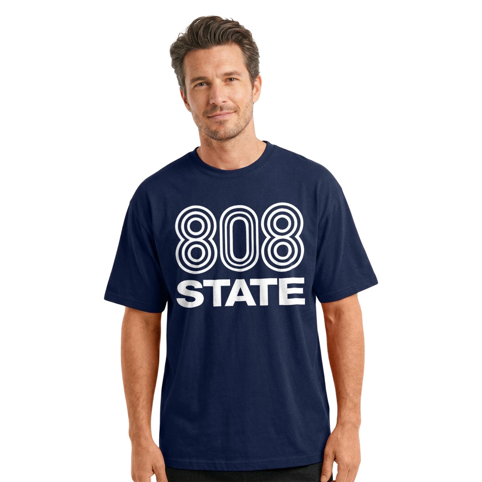 808 State T-Shirt | DJ Club Manchester Acid House 80s 90s Rave Music Band Tee