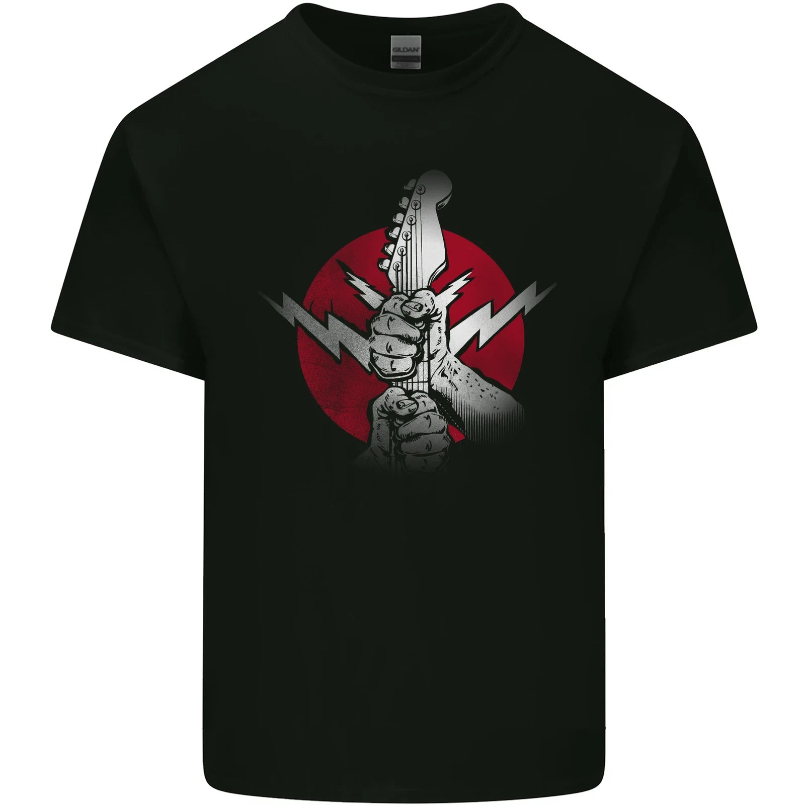 Power to the Guitar Guitarist Electric Bass Mens Cotton T-Shirt Tee Top