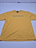 Drew House Shirt Mens Large Yellow Logo Graphic Tee Streetwear Cotton Casual