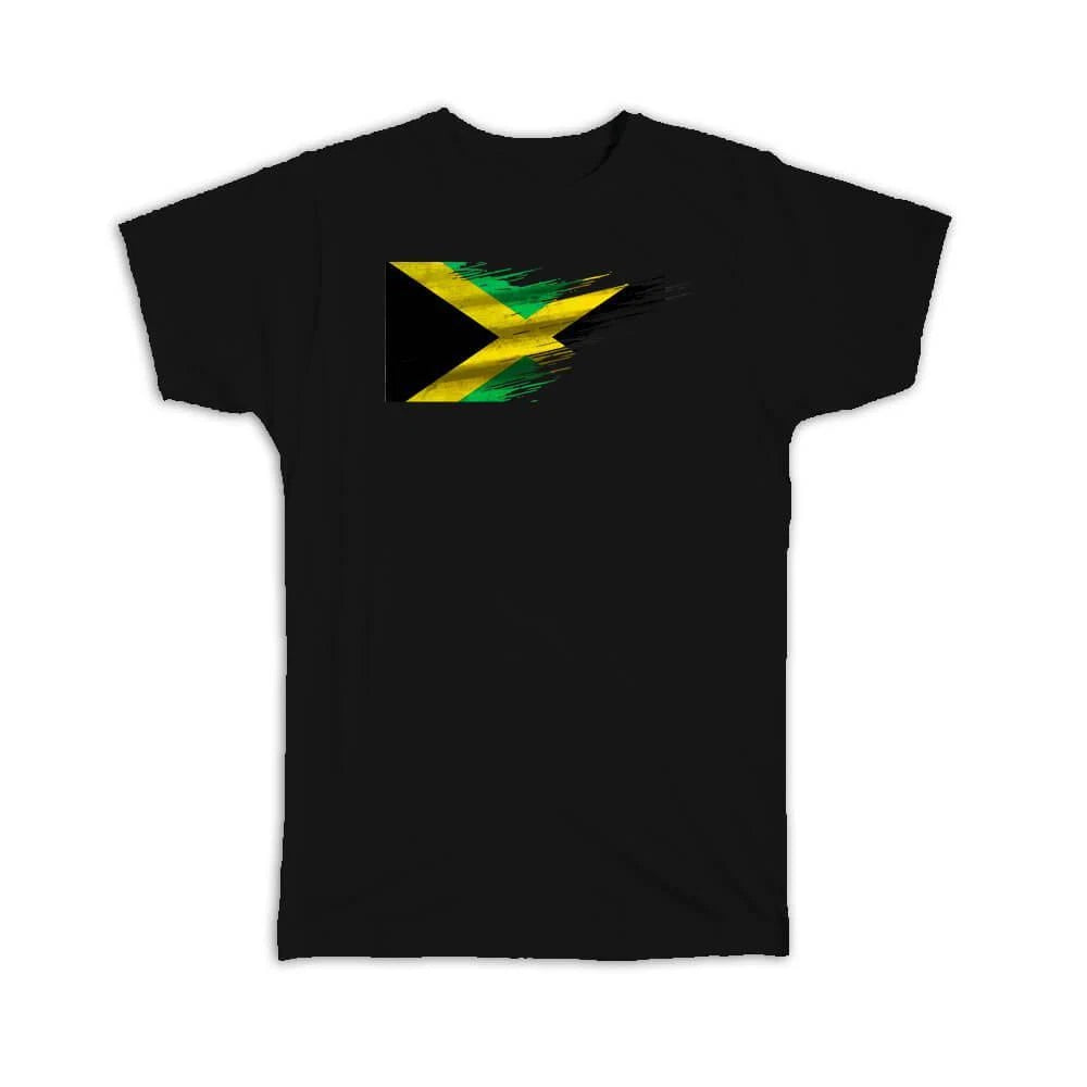 Gift T-Shirt : Jamaica Flag Modern Country Expat