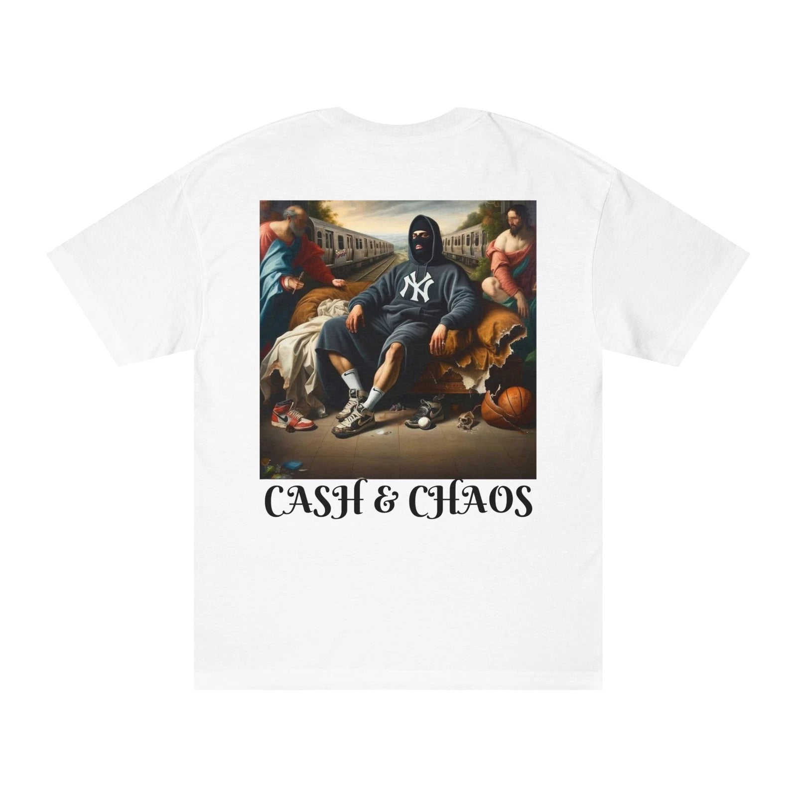 Cash & Chaos Unisex Classic Tee, Streetwear Shirt, Urban Fashion, Gift for Him,