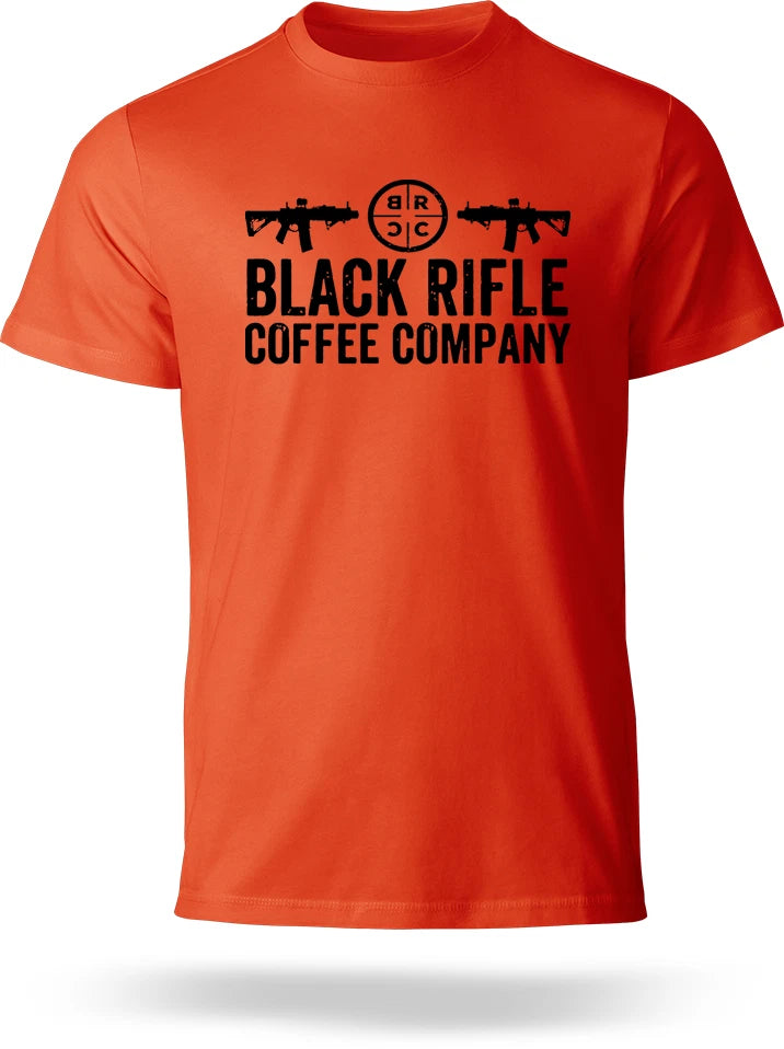 Black Rifle Coffee Company Logo Funny T shirt Made in USA Size S-5XL