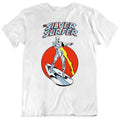 Retro 78 Playing Card The Silver Surfer Retro Comic Fan   T Shirt