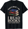 Funny Bookworm Art for Men Women Book Reading Book Reader T-Shirt