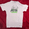Delta T-Shirt Men’s White Small Graphic Print Cotton Crew Neck Tee