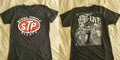 Stone Temple Pilots STP Vintage Oval Logo Tour T-Shirt Black Grunge Rock Tee