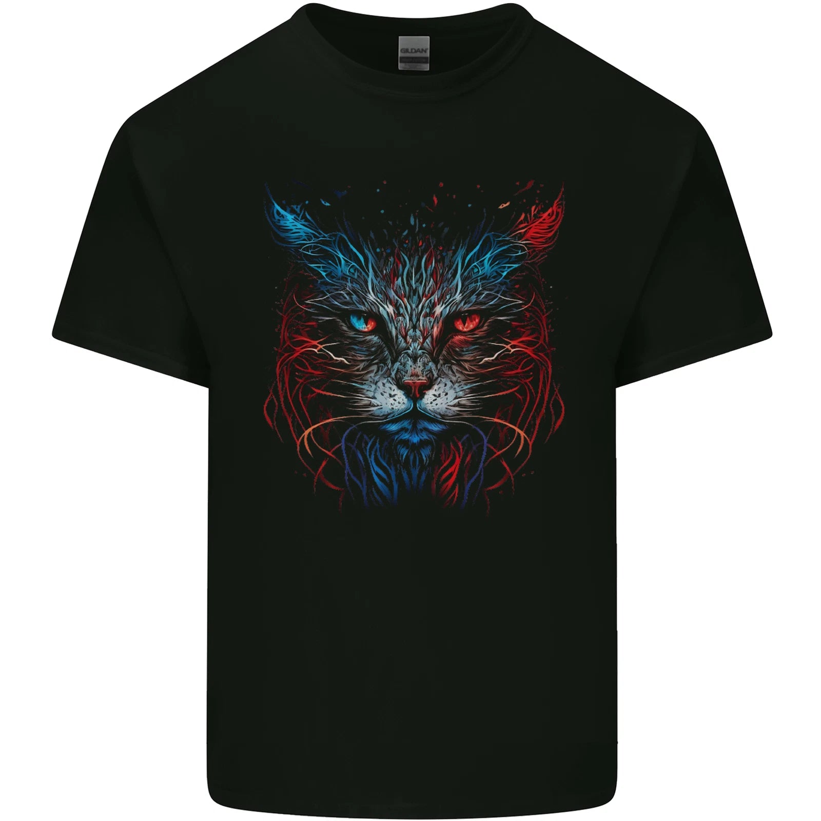 A Fantasy Cat With Cool Colours 5 Mens Light Cotton T-Shirt