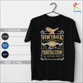 New Made In "1961" Men VINTAGE DESIGN Tee Shirt Printed Casual Trendy Top S-4XL