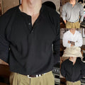 Men V Neck T-Shirt Ribbed Texture 80%Polyester+20%Spandex Breathable Material