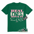 Dunk Low Pink Malachite Medium Soft Green Sail T Shirt to Match R1