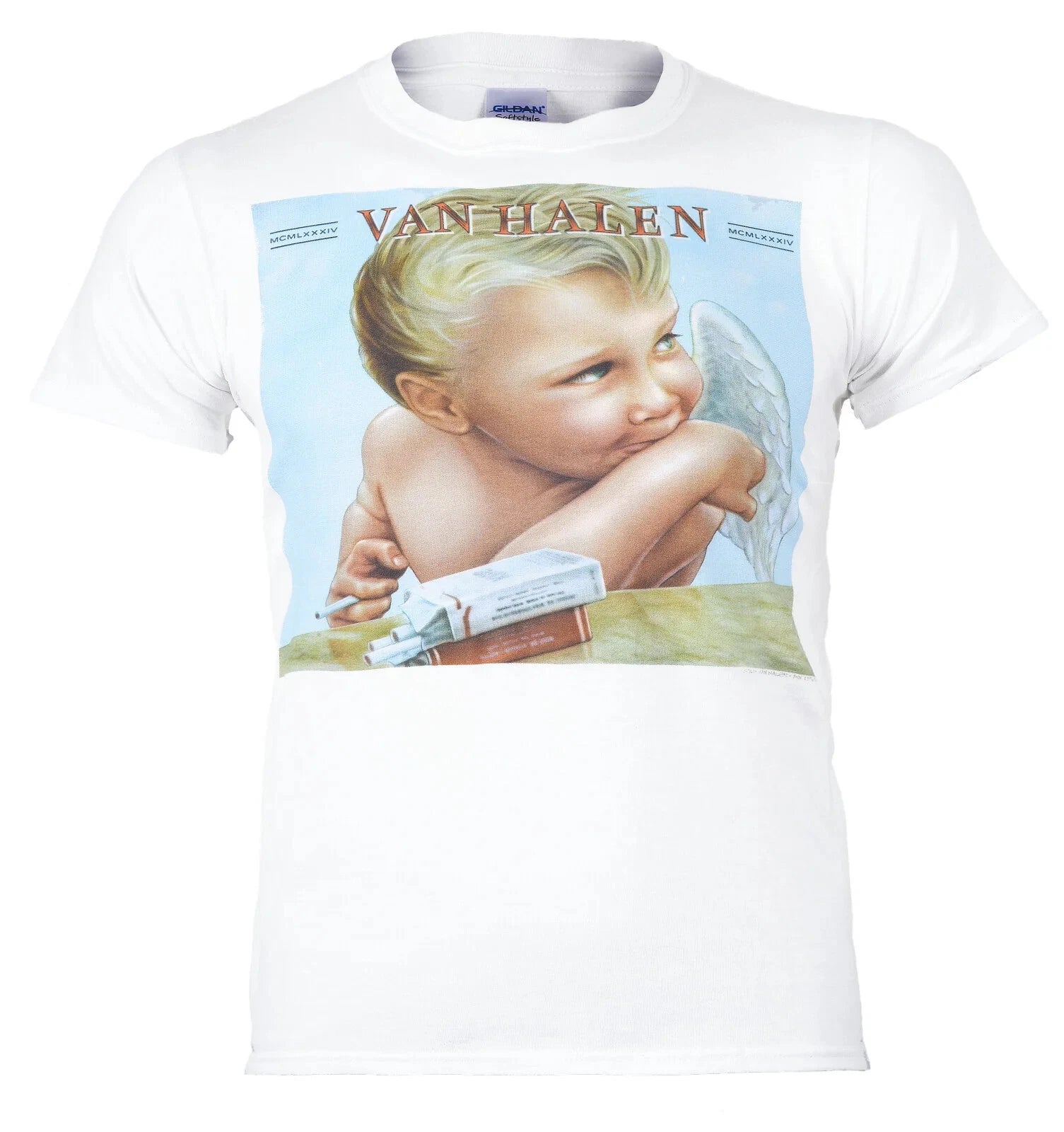 Van Halen 1984 Album Cover T Shirt Official Mens White New S M L XL
