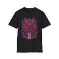 Samurai-Themed Unisex Softstyle T-Shirt, Anime Fashion, Graphic Tee, Cool
