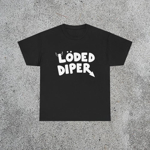 'Loded Diper' Heavyweight Cotton Graphic T-Shirt