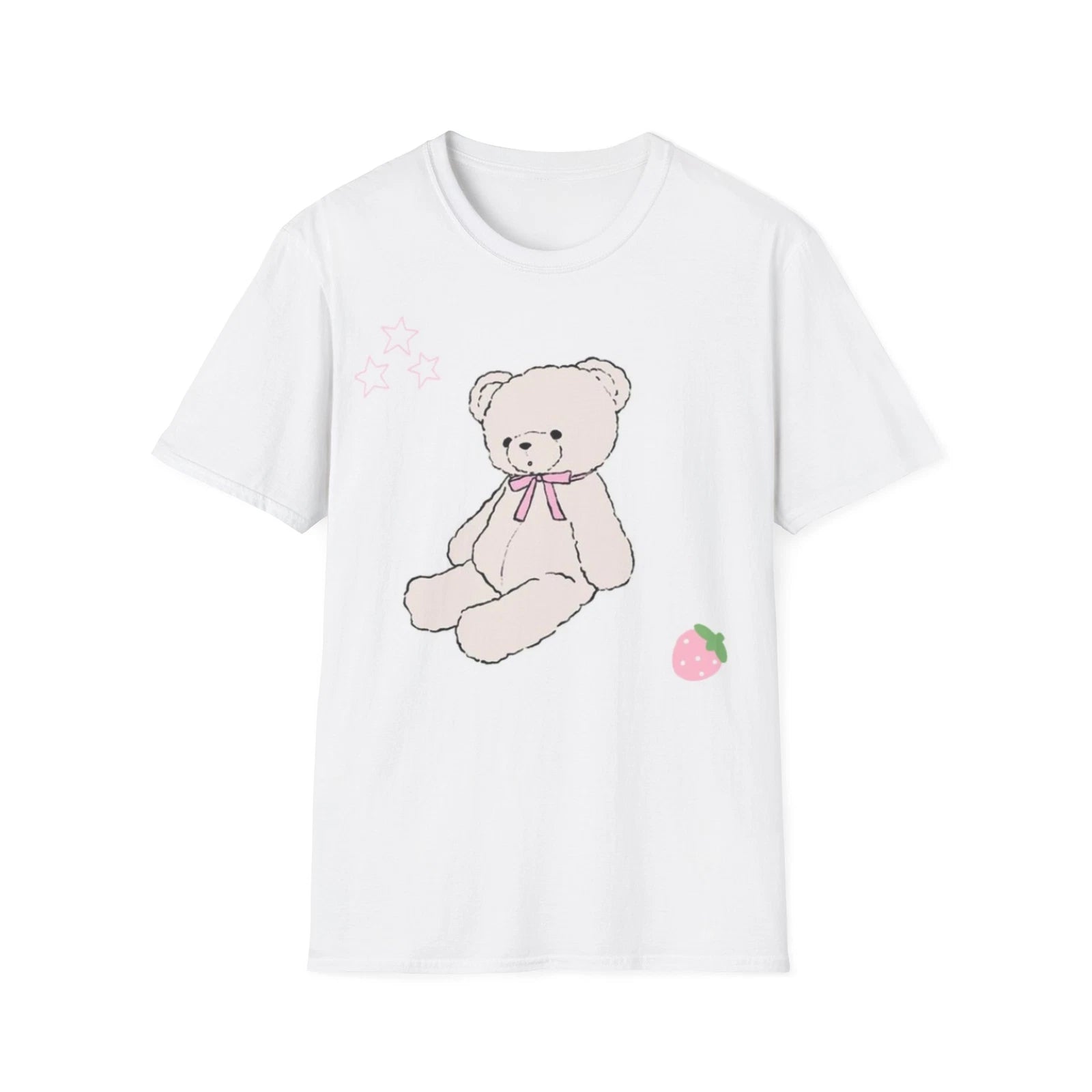 Cute core Teddy Bear Star Y2K Coquette T shirt Cute