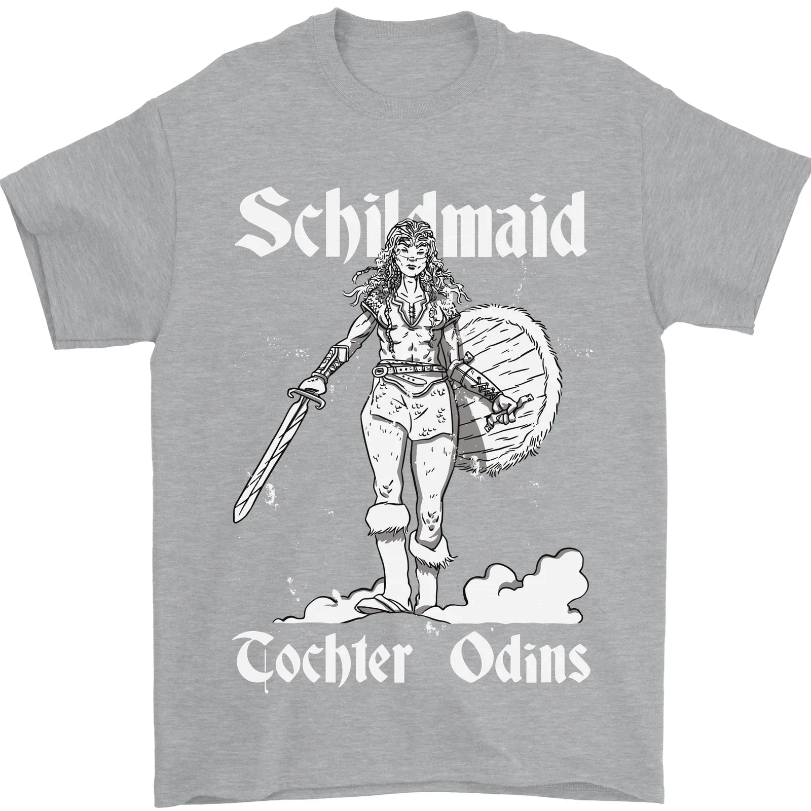 Schildmaid Viking Shield Maiden Mens T-Shirt 100% Cotton