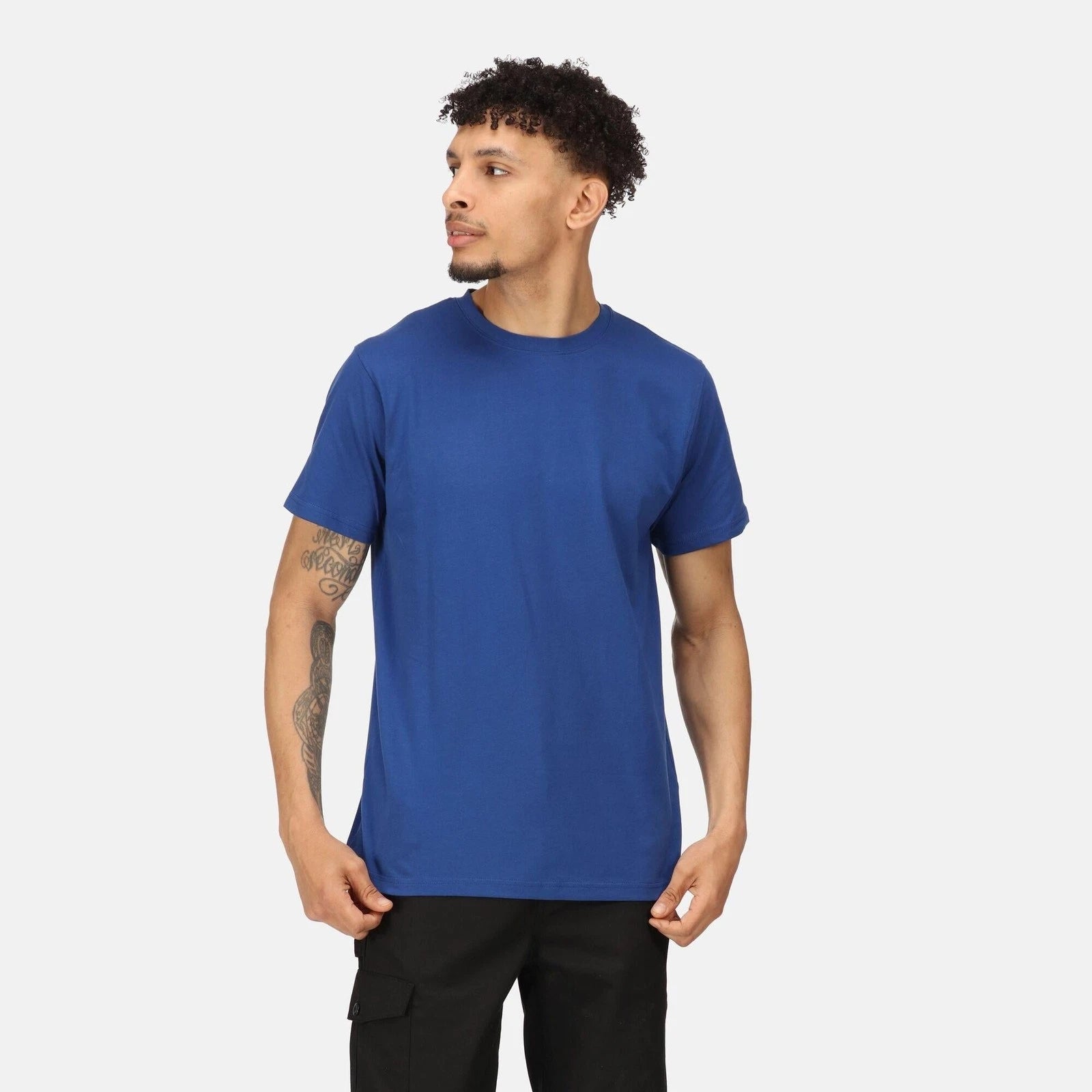 Regatta Pro Royal Blue Men's Soft-touch Cotton T-shirt Tee #trs225