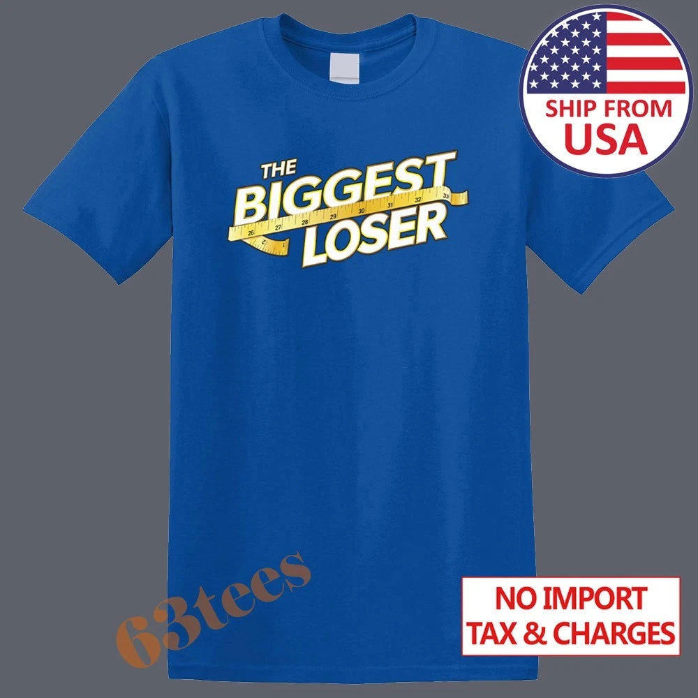 The Biggest Loser TV Show Men's Blue Size S to 5XL