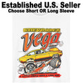 DigiRods Chevy Vega Little Car Reimagined Vintage Transfer Cartoon Car T Shirt