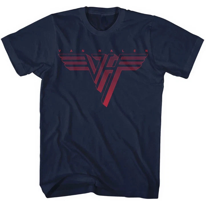 Van Halen Classic Logo Navy T-Shirt