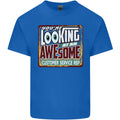 Looking at an Awesome Customer Service Rep Mens Cotton T-Shirt Tee Top