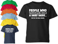 People Who Tolerate Me Sarcastic Unisex T-Shirt Offensive Funny Rude Joke Gift