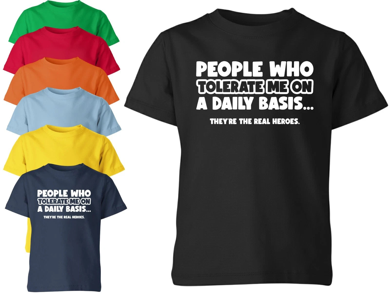 People Who Tolerate Me Sarcastic Unisex T-Shirt Offensive Funny Rude Joke Gift