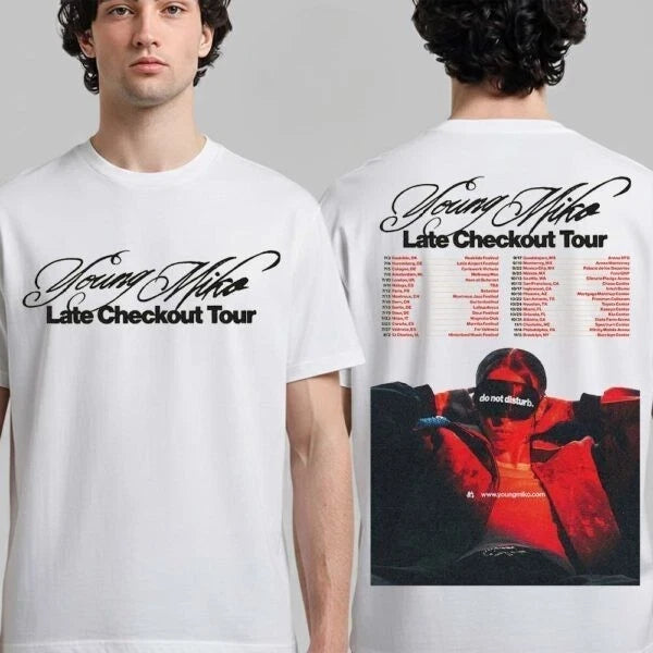 Young Miko Late Checkout Tour 2026 North America T-Shirt