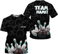 Personalized Name Bowling Shirts for Men and Women 3D, Bowling Shirts S-5XL