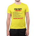 Funny Stag Do T-Shirt Men’s Bachelor Party Custom Lads Holiday Tee