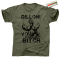 Dillon Handshake Shirt 80s Jungle Action Muscle Tee You Son of a Biceps Arnold