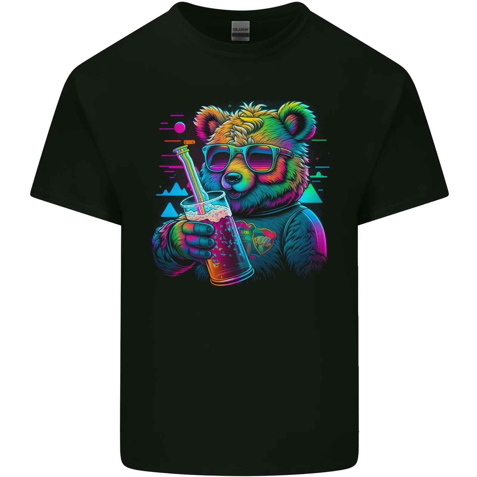 A Cool Bear Mens Light Cotton T-Shirt
