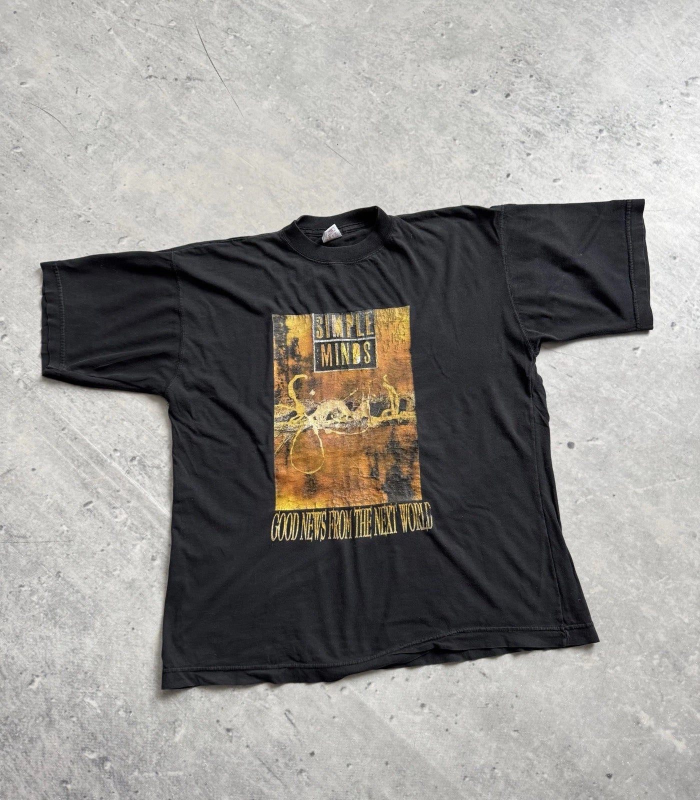 Rare Simple Minds Good News From The Next World Tour Tee Vintage 1995
