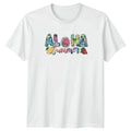 Aloha Summer Womens T-Shirt Tropical Fruit Art Hawaiian Summer Vacation