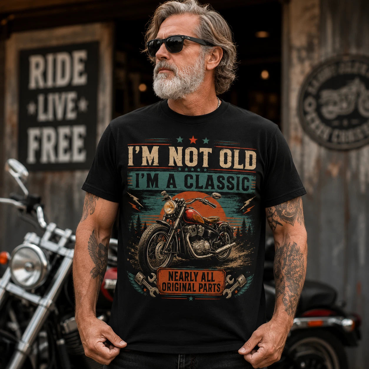 I'm Not Old I'm A Classic Motorcycle T Shirt
