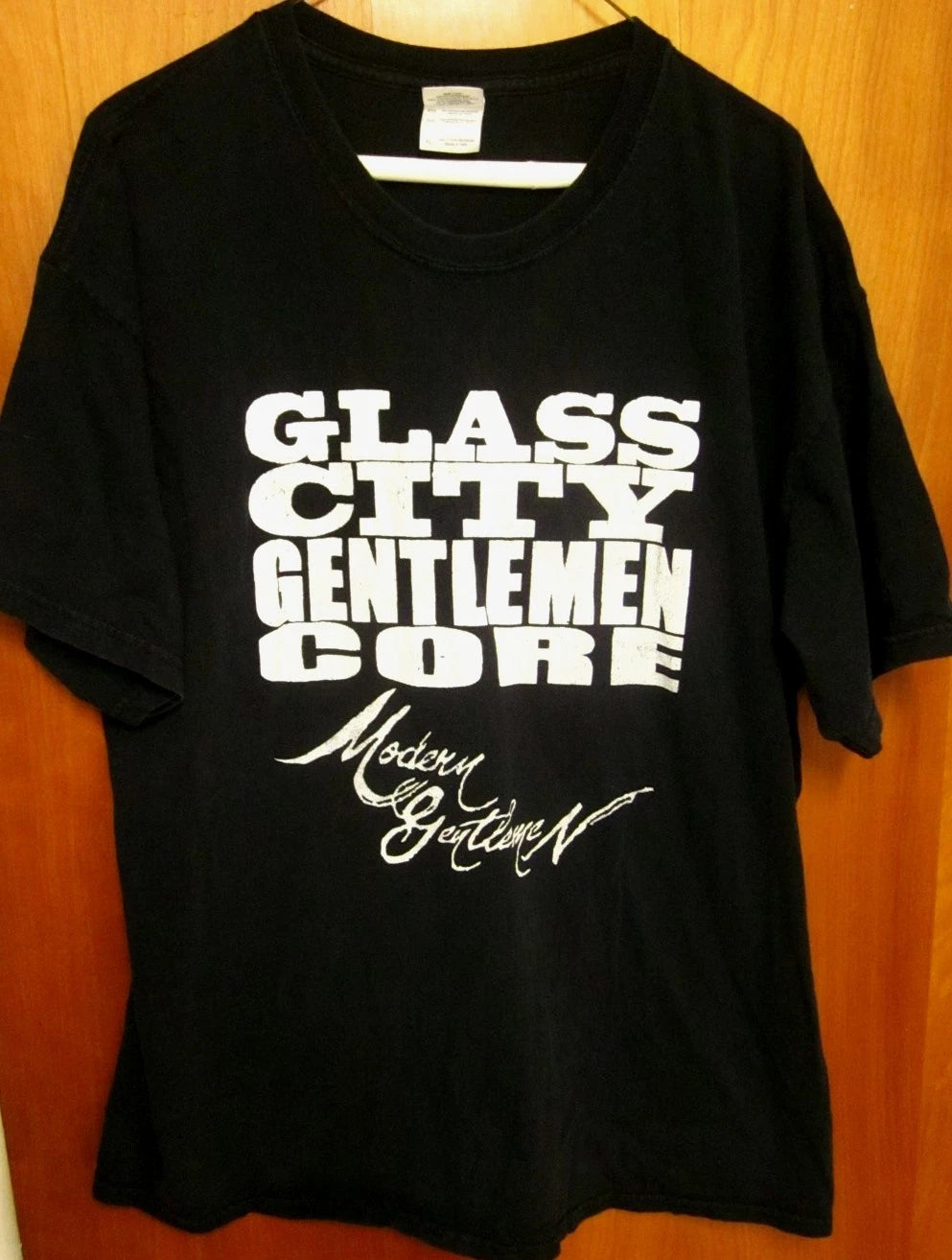 MODERN GENTLEMEN hardcore Toledo tee Glass City Gentlemen XL metal T shirt